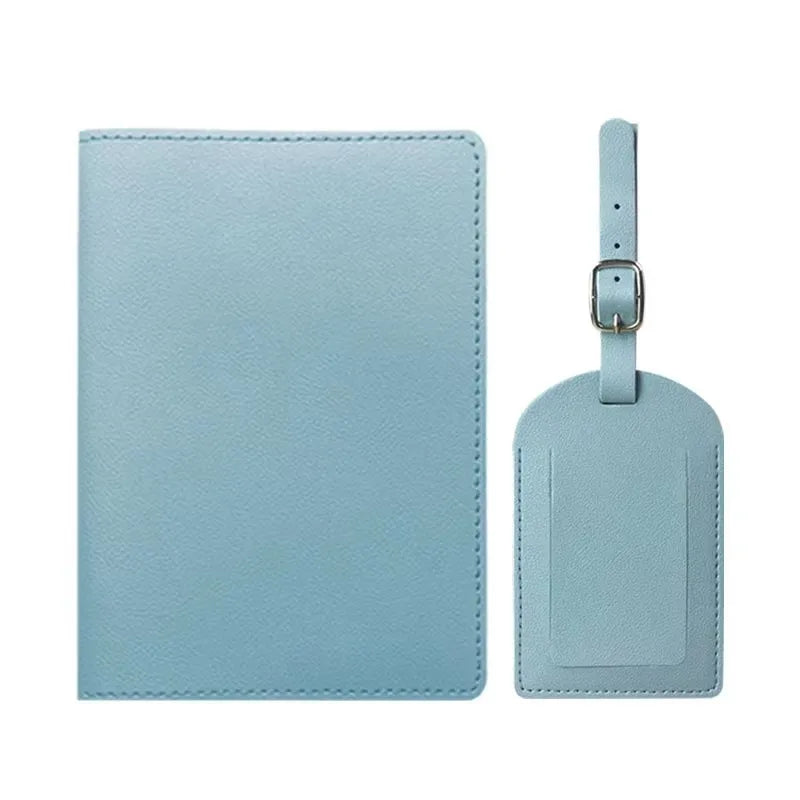 Passport Cover Luggage Tag Set