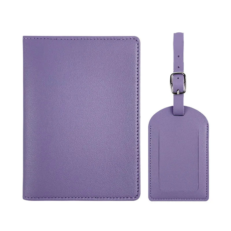 Passport Cover Luggage Tag Set