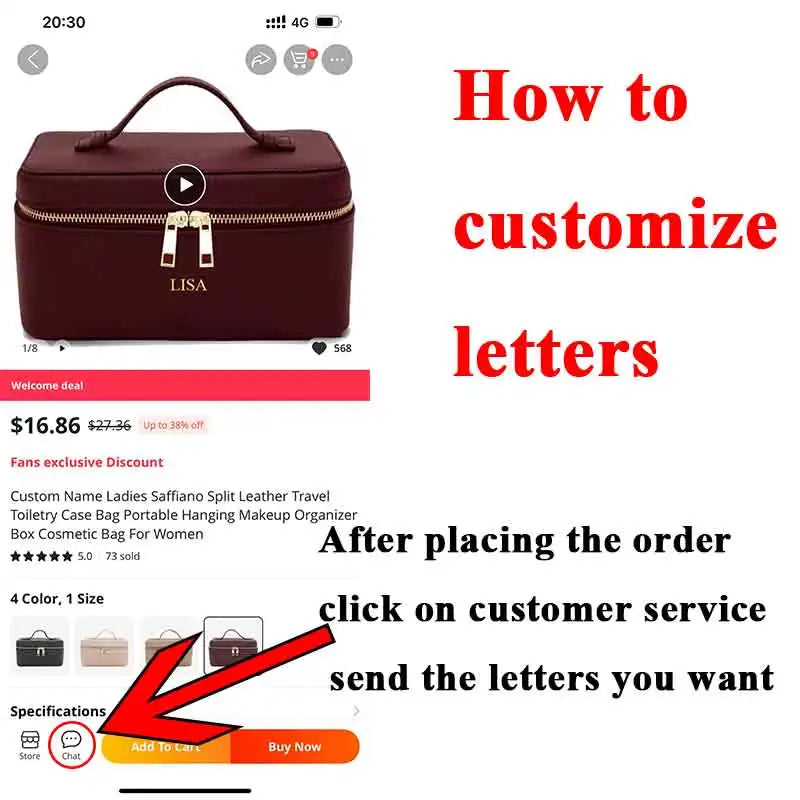 Travel Toiletry Case Bag